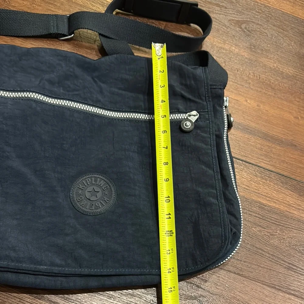 Kipling Navy Messenger Bag with Charm